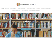 Tablet Screenshot of ireadbooktours.com